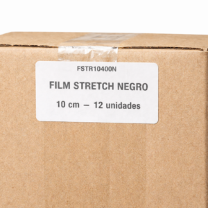FILM STRETCH 10CM - NEGRO